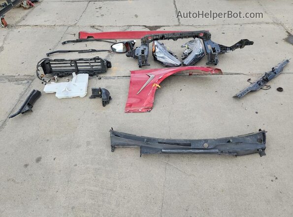 KMTG34LE1LU058069 2020 GENESIS G70 Red Вид підкапотного простору