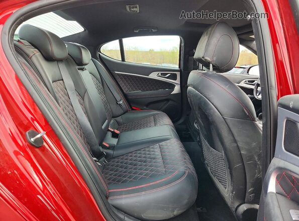 KMTG34LE1LU058069 2020 GENESIS G70 Red Вид задніх сидінь