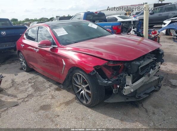KMTG34LE9LU063259 2020 GENESIS G70 Бордовый Передняя правая четверть