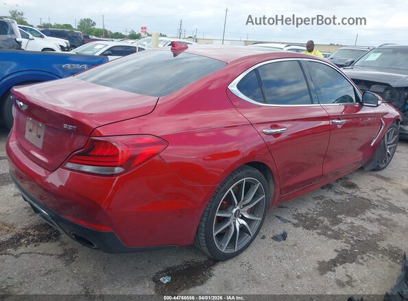 KMTG34LE9LU063259 2020 GENESIS G70 Бордовый Задняя правая четверть
