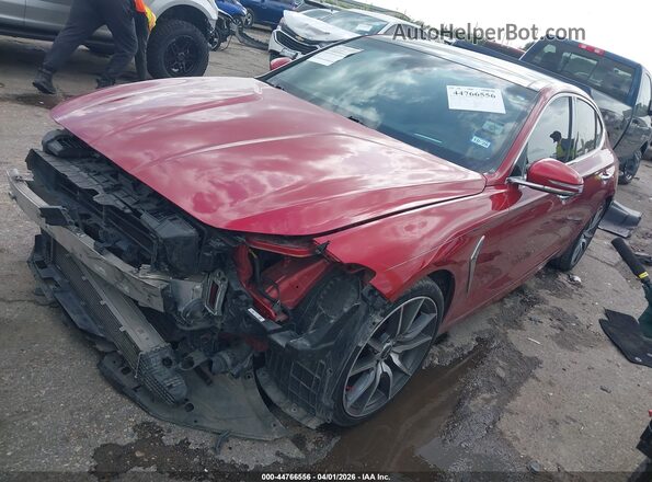 KMTG34LE9LU063259 2020 GENESIS G70 Бордовый Передняя левая четверть