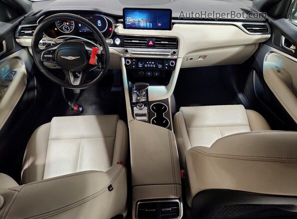 KMTG34SC7RU142616 2024 GENESIS G70 Серый Вид панели приборов