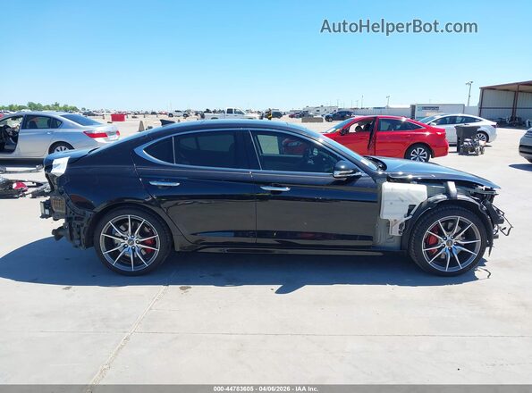 KMTG74LE6MU071745 2021 GENESIS G70 Black Widok wnętrza 360 stopni