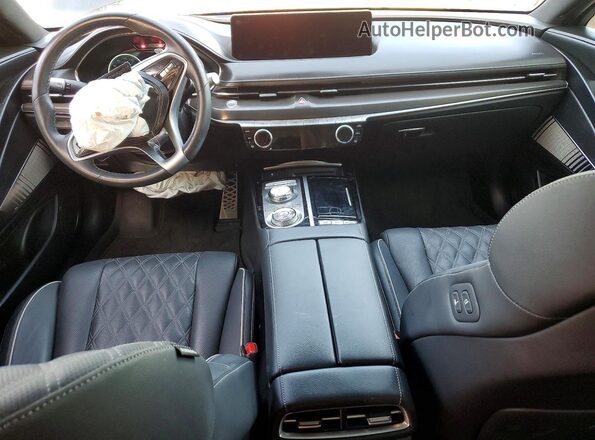 KMTGA4SC2RU227482 2024 GENESIS G80 Blue Вид панелі приладів
