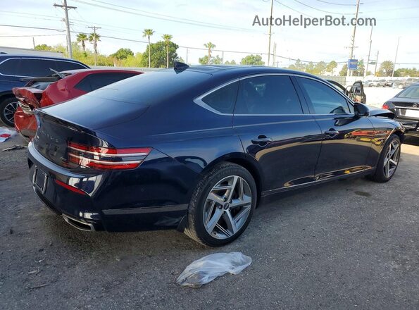 KMTGA4SC2RU227482 2024 GENESIS G80 Blue Задня права чверть