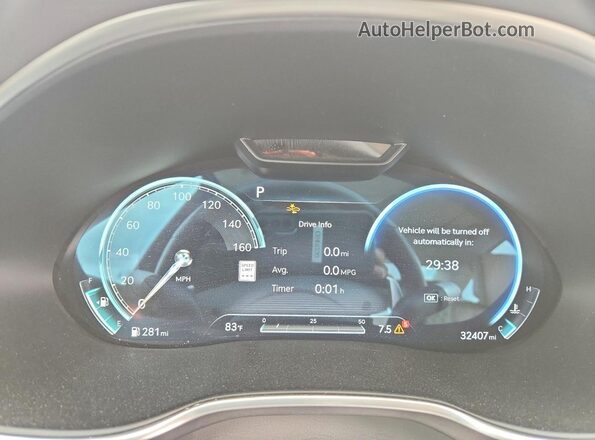 KMTGA4SC5RU217268 2024 GENESIS G80 Silver Вид щитка приладів