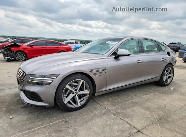 KMTGA4SC5RU217268 2024 GENESIS G80 Silver Передня ліва чверть