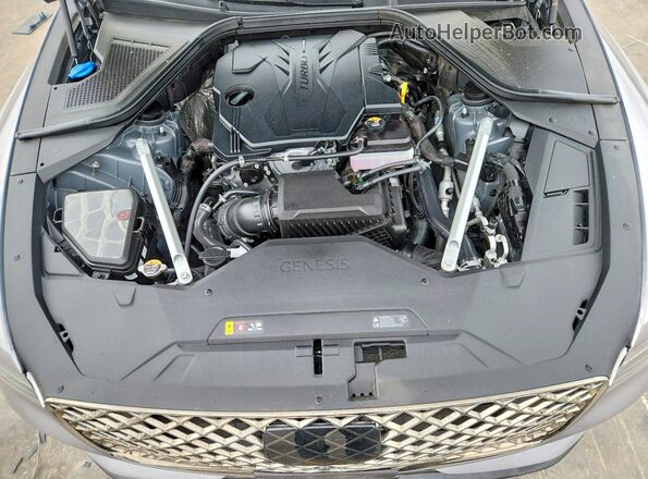 KMTGA4SC5RU217268 2024 GENESIS G80 Silver Вид задньої частини салону