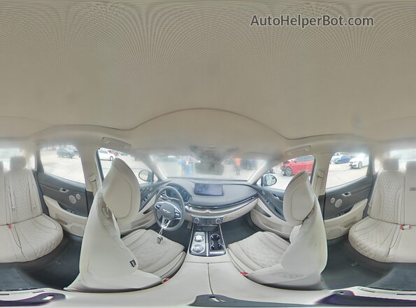 KMTGA4SC5RU217268 2024 GENESIS G80 Silver Панорамний вид салону 360°