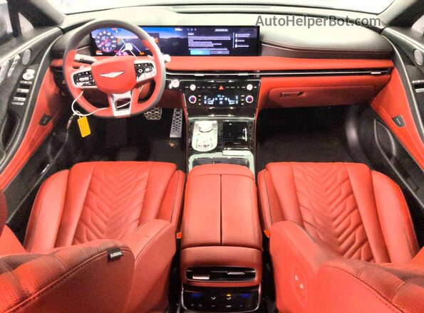 KMTGC4SC5TU305934 2026 GENESIS G80 White Dashboard view