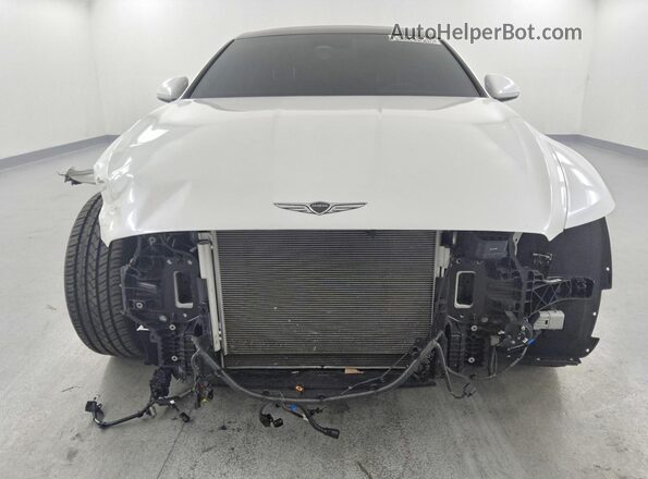 KMTGC4SC5TU305934 2026 GENESIS G80 White Front view