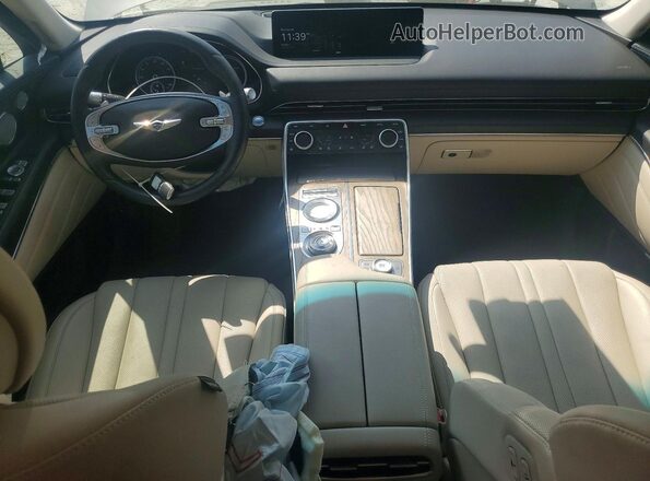 KMUHB4SB4NU079706 2022 GENESIS GV80 Gray Вид панелі приладів