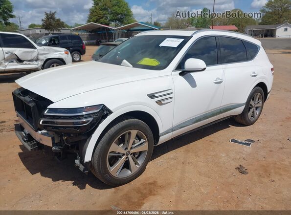KMUHCESC5RU152597 2024 GENESIS GV80 White Vista tres cuartos delantera izquierda
