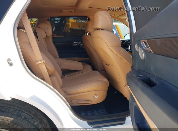 KMUHCESC9MU037428 2021 GENESIS GV80 White Vista de la etiqueta del VIN