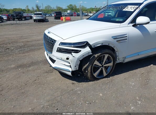 KMUHCESC9MU037428 2021 GENESIS GV80 White Vista frontal
