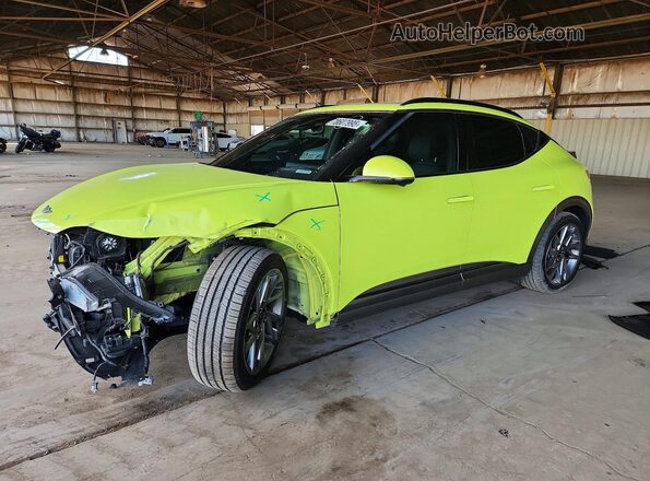 KMUKCDTC4PU014612 2023 GENESIS GV60 Yellow Front left