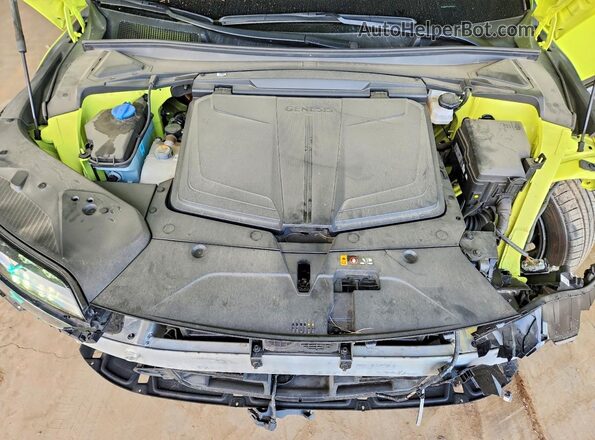 KMUKCDTC4PU014612 2023 GENESIS GV60 Yellow Engine compartment view