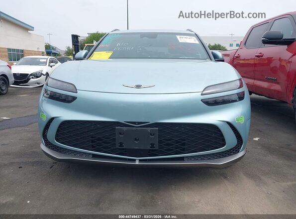 KMUKCDTC4PU016568 2023 GENESIS GV60 Teal უკანა სალონის ხედი