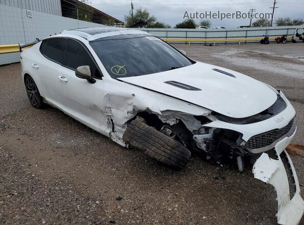 KNAE35LD0N6116132 2022 KIA STINGER White Przód prawy