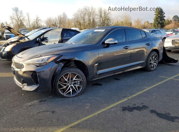 KNAE35LD5P6133091 2023 KIA STINGER Black Передня ліва чверть