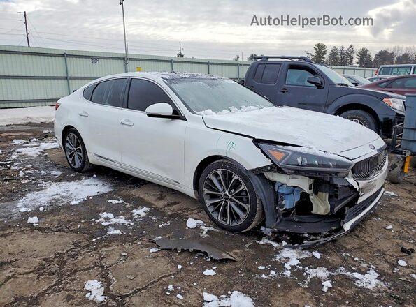 KNALC4J11H5072159 2017 KIA CADENZA Белый Передняя правая четверть
