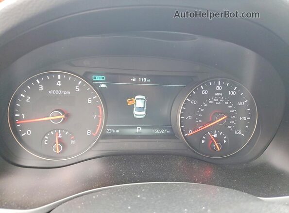 KNALC4J11H5072159 2017 KIA CADENZA Белый Вид щитка приборов