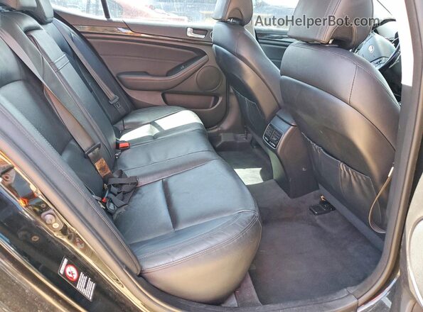 KNALN4D71G5217841 2016 KIA CADENZA Black Rear seats view