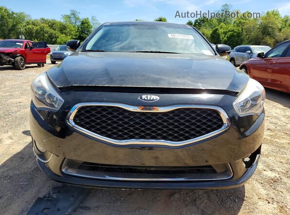 KNALN4D71G5217841 2016 KIA CADENZA Black Front view