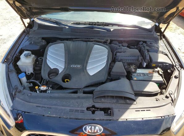 KNALN4D71G5217841 2016 KIA CADENZA Black Rear interior view