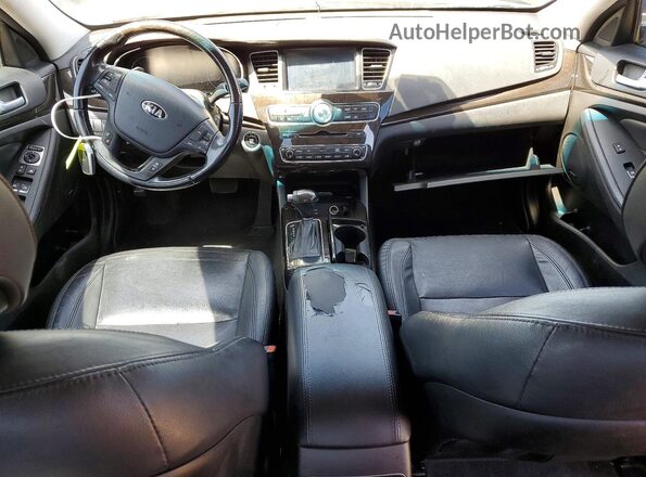 KNALN4D71G5217841 2016 KIA CADENZA Black Dashboard view