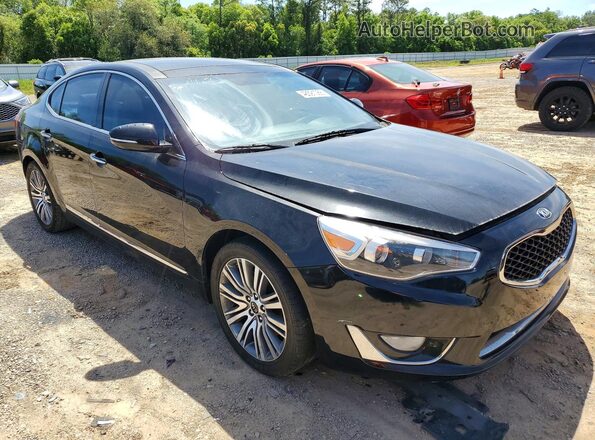 KNALN4D71G5217841 2016 KIA CADENZA Black Front right
