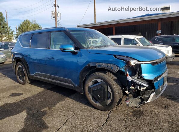 KNDADFS56R6034362 2024 KIA EV9 Blue Передня права чверть