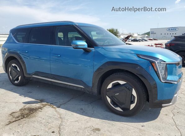 KNDADFS5XR6028905 2024 KIA EV9 Синий Передняя правая четверть
