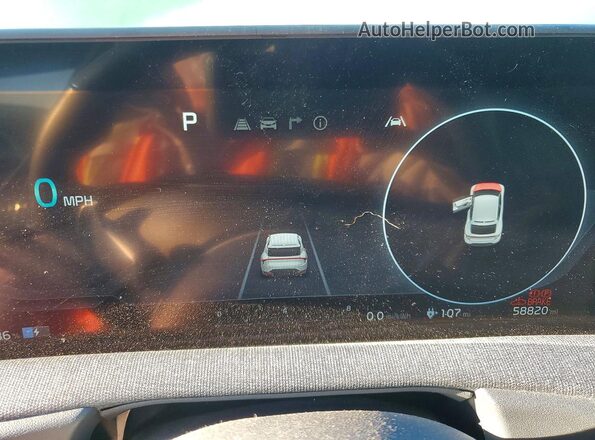 KNDC3DLCXR5163045 2024 KIA EV6 Черный Вид щитка приборов