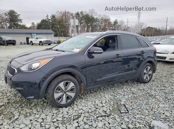 KNDCC3LC7K5226103 2019 KIA NIRO Черный Передняя левая четверть