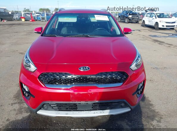 KNDCD3LD1L5395136 2020 KIA NIRO PLUG-IN HYBRID Red Instrument cluster view
