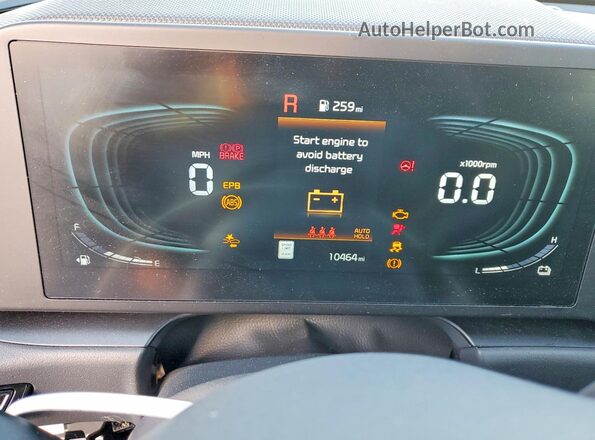 KNDCP3LE2T5319425 2026 KIA NIRO Gray Սարքավորումների վահանակի տեսք