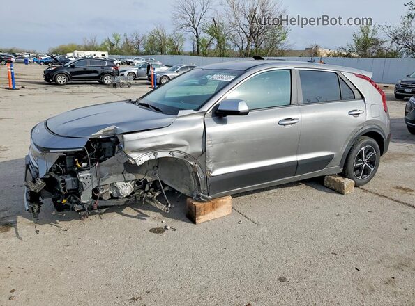 KNDCP3LE2T5332546 2026 KIA NIRO Gray Առջևի ձախ երեք քառորդ տեսարան