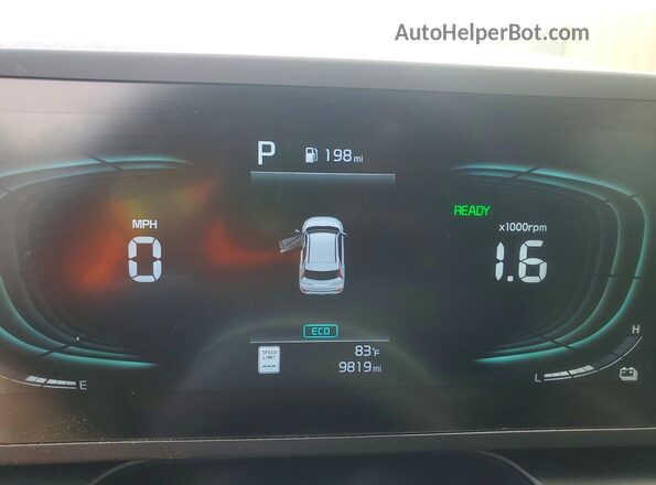 KNDCP3LE8T5319770 2026 KIA NIRO Gray Widok zestawu wskaźników