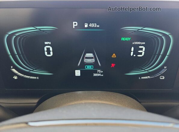 KNDCP3LEXT5337932 2026 KIA NIRO Gray Instrument cluster view