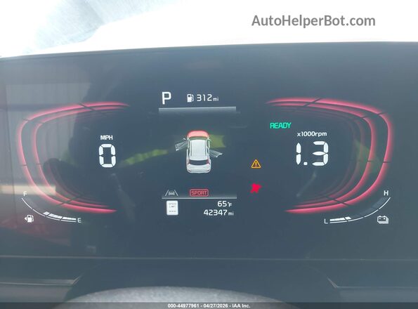 KNDCT3LE0R5125089 2024 KIA NIRO Синий Вид задних сидений