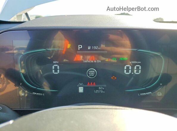 KNDCT3LE2S5263349 2025 KIA NIRO Белый Вид щитка приборов