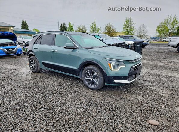 KNDCT3LEXR5167320 2024 KIA NIRO Зеленый Передняя правая четверть