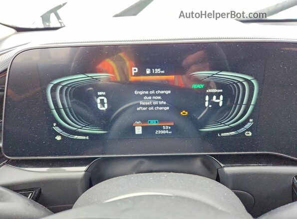 KNDCT3LEXR5167320 2024 KIA NIRO Зеленый Вид щитка приборов