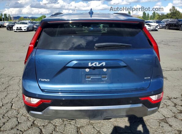 KNDCT3LEXR5190239 2024 KIA NIRO Синий Вид сзади