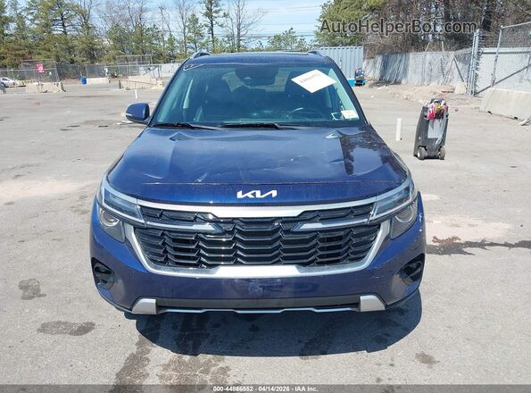 KNDERCAA9R7628535 2024 KIA SELTOS Dark Blue Вид задней части салона