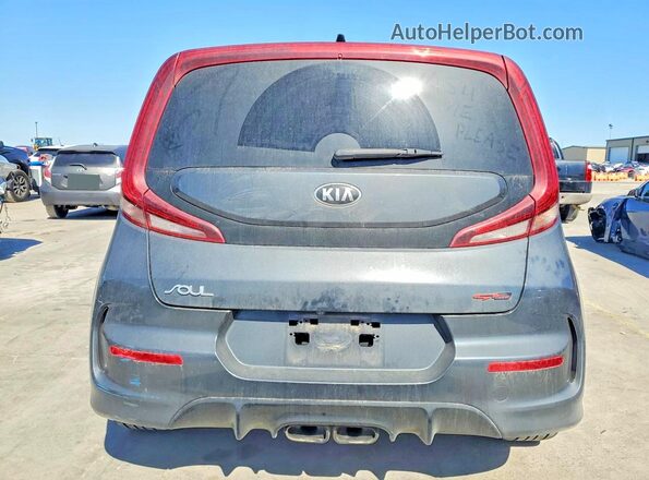 KNDJ53AF4L7721136 2020 KIA SOUL Gray უკანა ხედი
