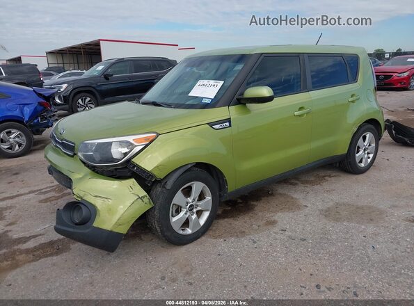 KNDJN2A24K7911055 2019 KIA SOUL Зеленый Передняя левая четверть