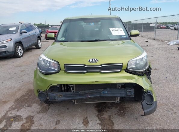 KNDJN2A24K7911055 2019 KIA SOUL Зеленый Вид щитка приборов