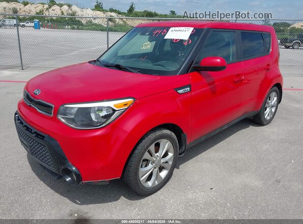KNDJP3A50G7859957 2016 KIA SOUL Красный Передняя левая четверть